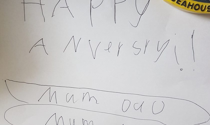 Wedding anniversary number 11 in self imposed lockdown with the kids