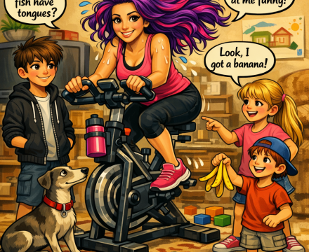 Pedalling to Nowhere: Mum’s Tour de Living Room