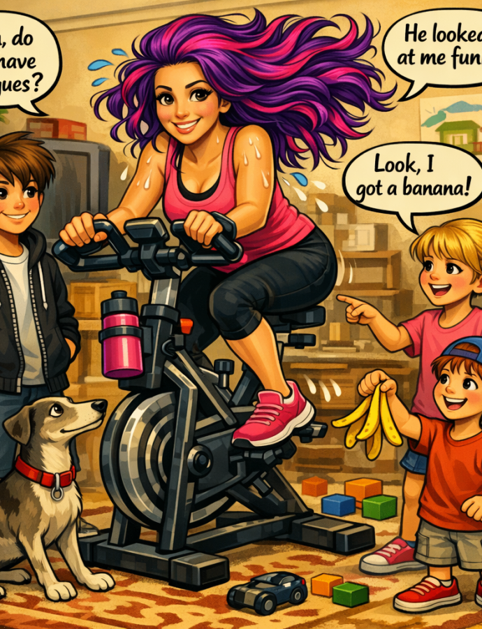 Pedalling to Nowhere: Mum’s Tour de Living Room