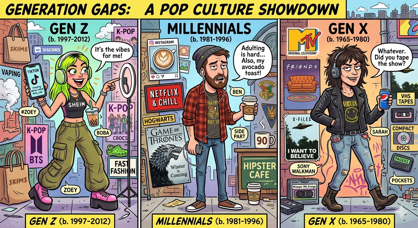 The Great Generational Showdown: X’s and Zzzzzzzss